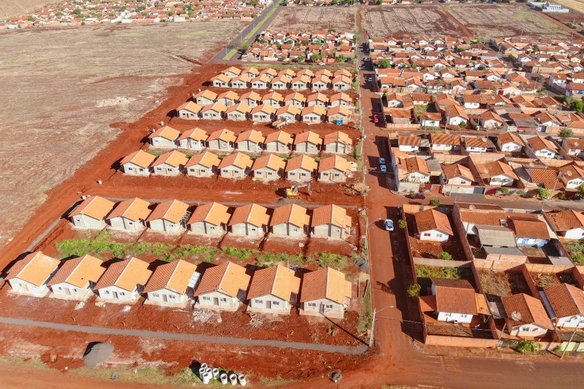 Residencial Lagoa Dourada — Foz do Iguaçu/PR, obra executada pela Construtora Guilherme