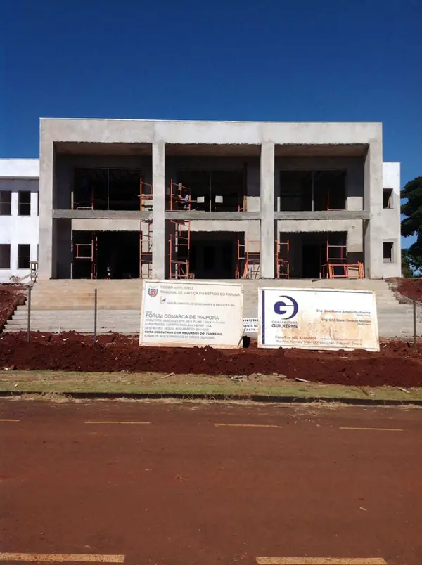 Fórum Eleitoral de Ivaiporã — Ivaiporã/PR — foto 4 da obra executada pela Construtora Guilherme